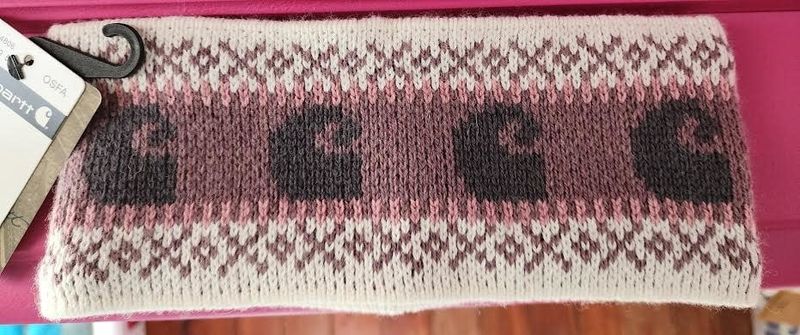 Carhartt Headband-Pink/White