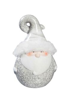 Terracotta Santa with Crackle Effect