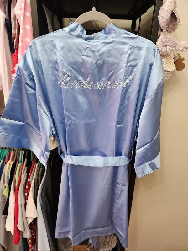 Satin Bridesmaid Robe Small