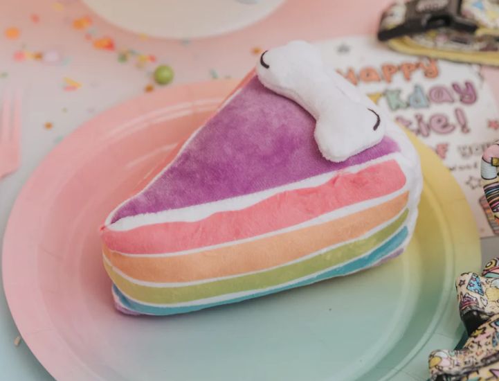Sassy Woof Barkday Cake Toy