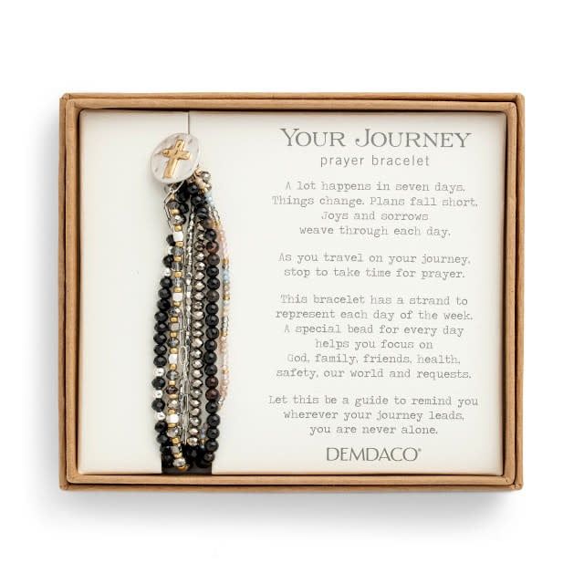 Beaded Prayer Bracelet - Black