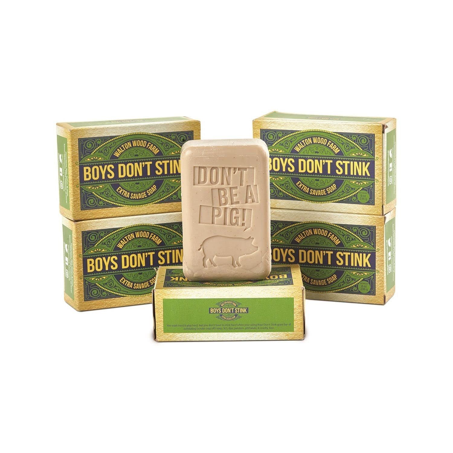 Walton Wood Farm Boys Don&#39;t Stink Sandlewood &amp; Citrus Soap 10.5 oz
