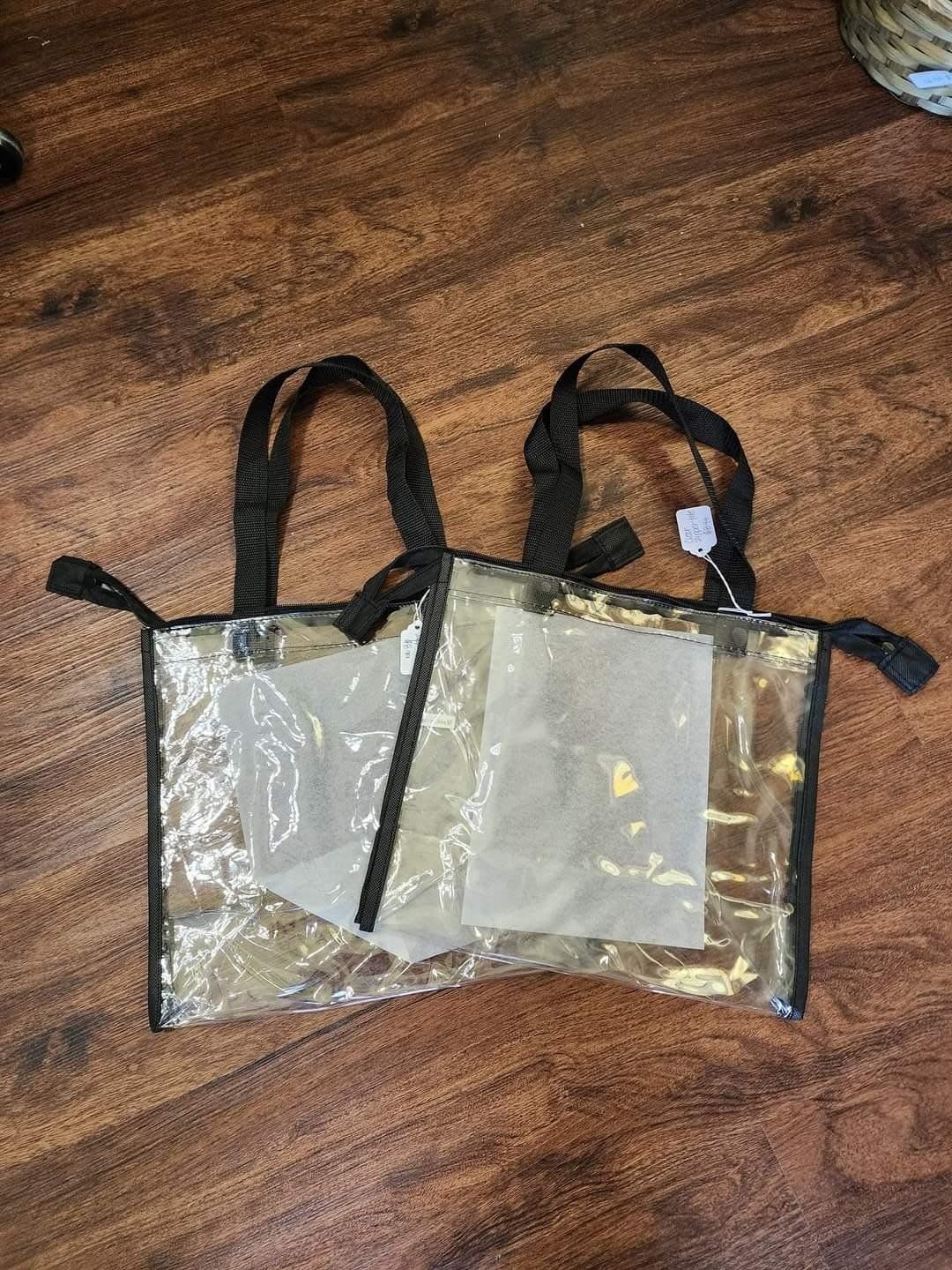Clear Zipper Tote