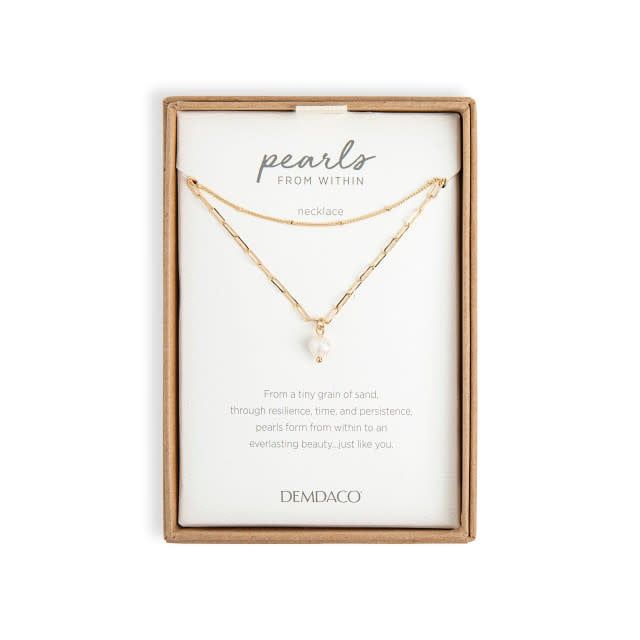Pearls From Within Necklace - Gold
