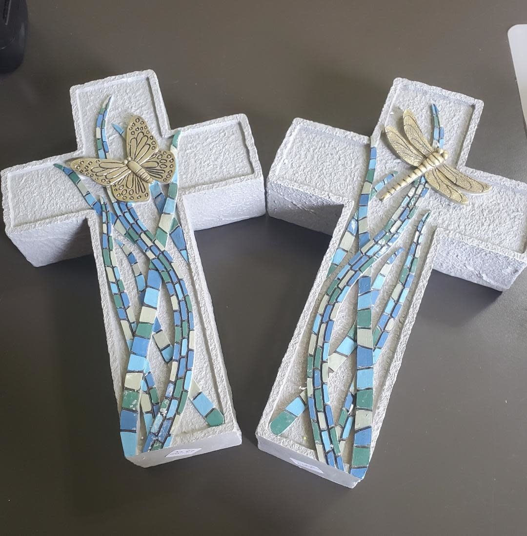 Butterfly or Dragonfly Cross