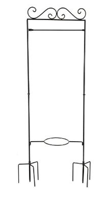 Potted Plant Garden Flag Stand