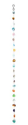 71&quot; Multicolor Glass Rain Chain