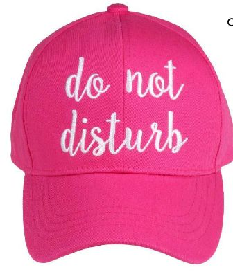 Do Not Disturb CC Beanie Ball Cap - Pink