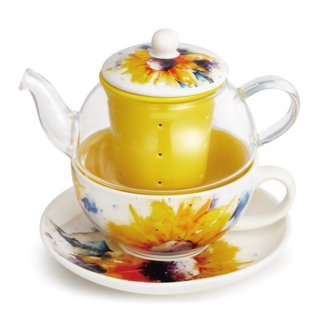 Sunflower Tea Pot Set