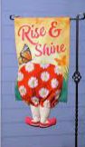 Rise and Shine Kickin Garden Flag