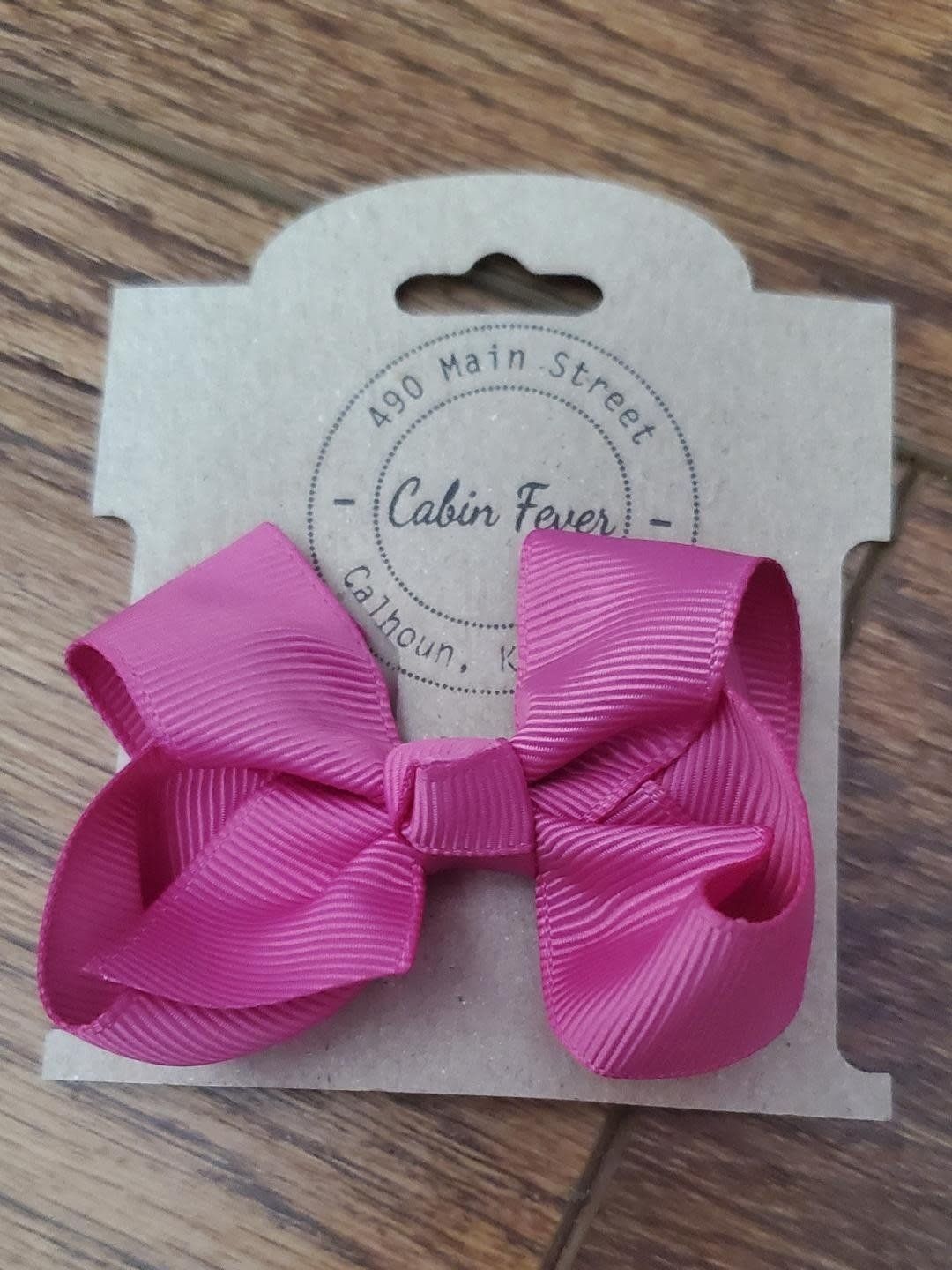 Small Magenta Hair Bow