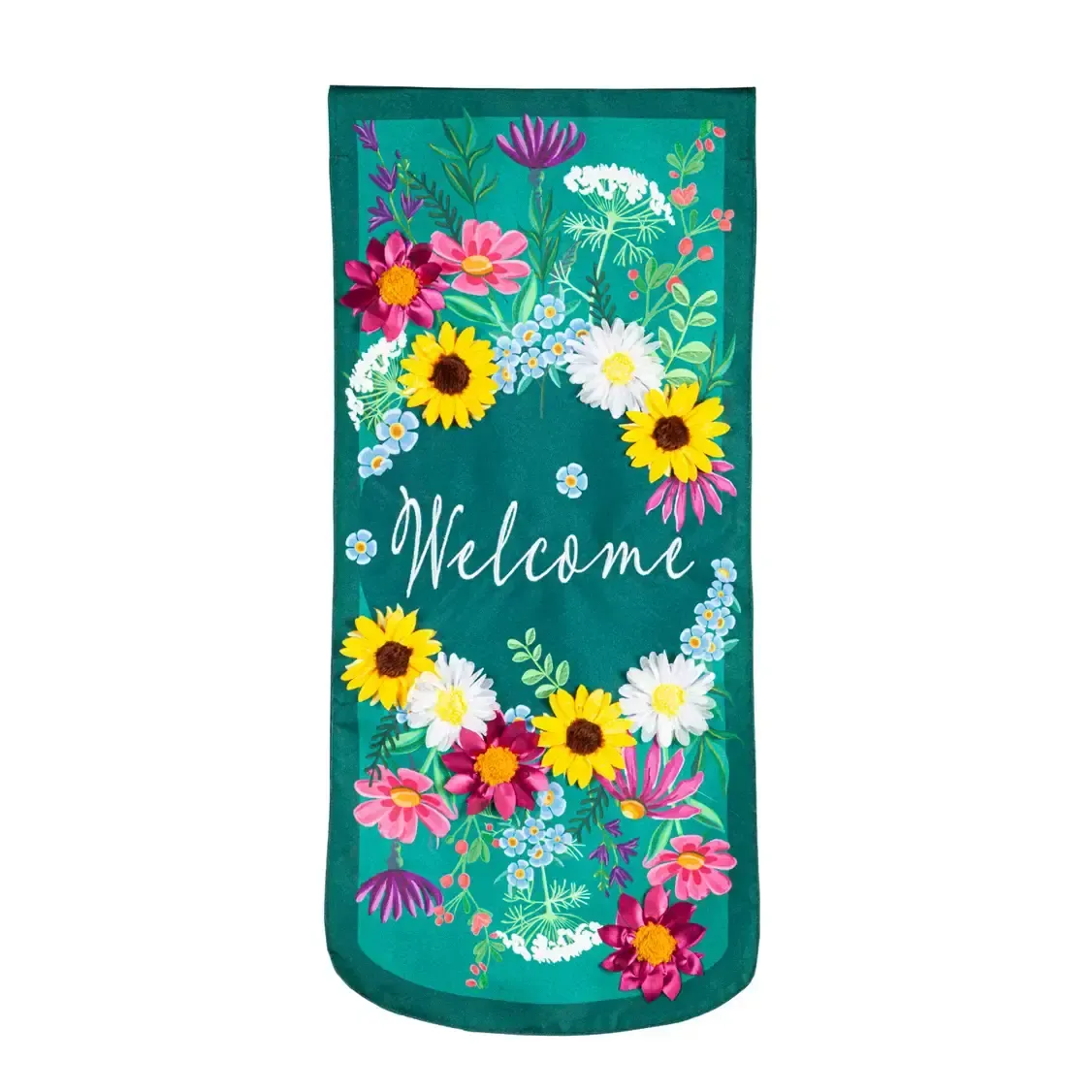 Wildflowers Welcome Estate Garden Flag
