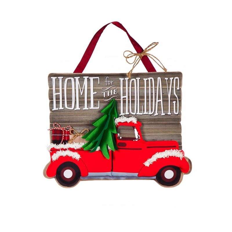 Vintage Christmas Door Decor