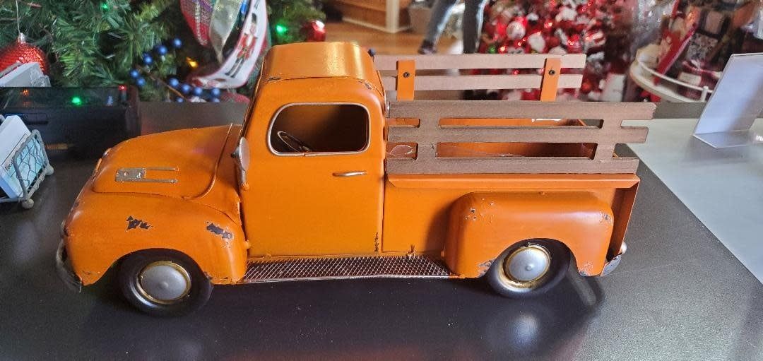 Orange Metal Truck