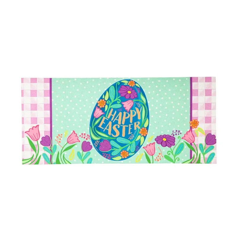 Happy Easter Sassafras Switch Door Mat