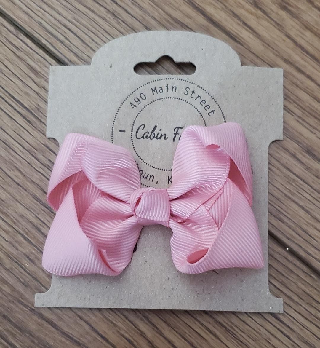 Small Baby Pink Hair Bow