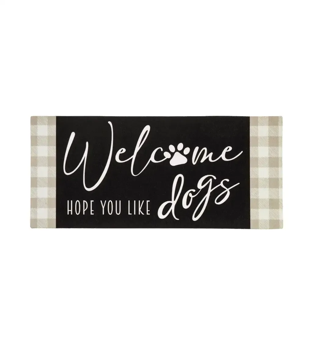 Dogs And Check Sassafras Switch Mat