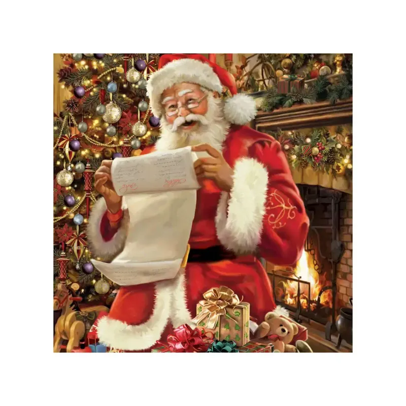 Santa LED Wall Canvas