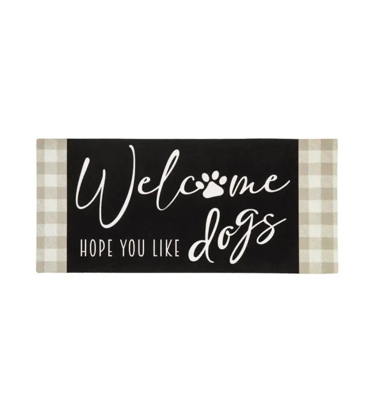 Dogs And Check Sassafras Switch Mat