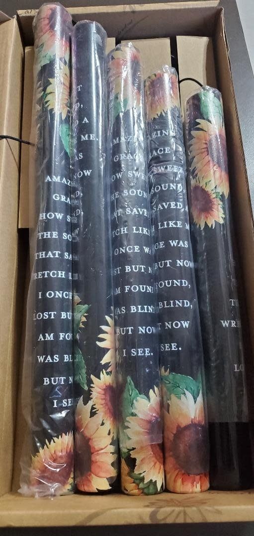 38&quot; Blk Picturesque Sonnet Chimes How Sweet Sound/Amazing Grace