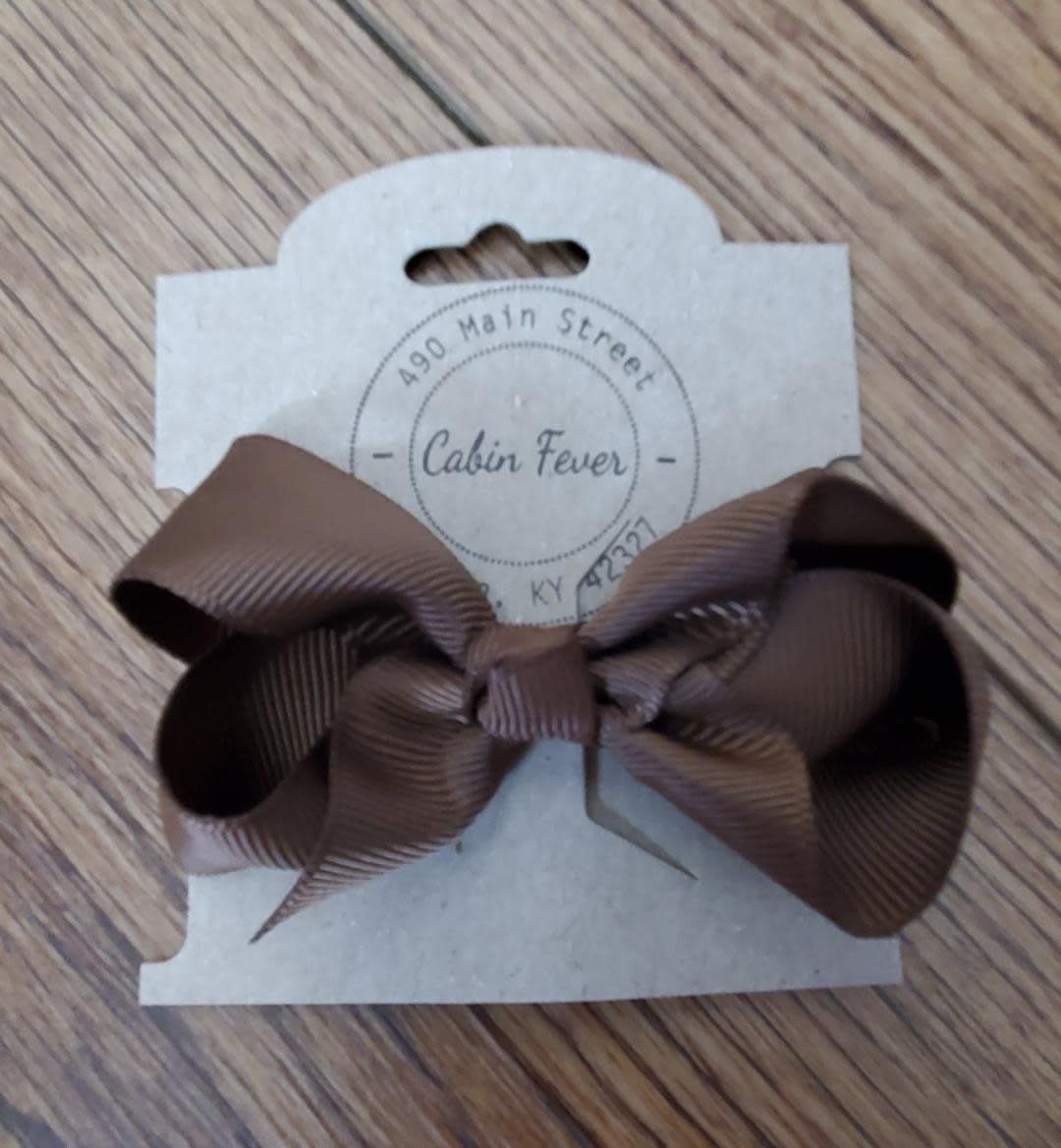 Small Brown Hair Bow