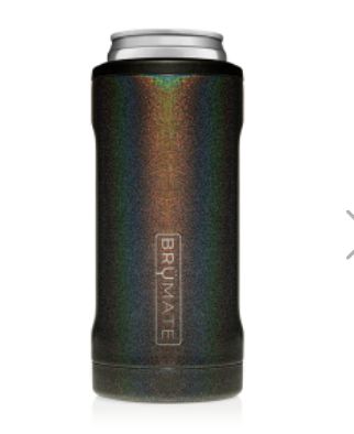 Brumate Hopsulator Slim 12 oz, Color: Glitter Charcoal
