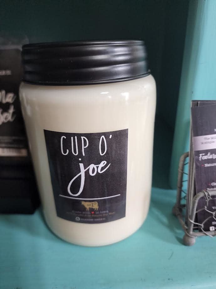 MILKHOUSE Candles 26 oz, Options: Cup o&#39; Joe