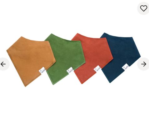 Copper Pearl Bandana Bib Set, Options: Ridge