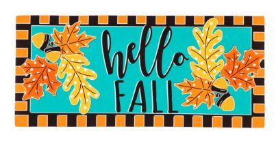 Fall Sassafras Switch Mat 22" X 10", Options: Hello fall