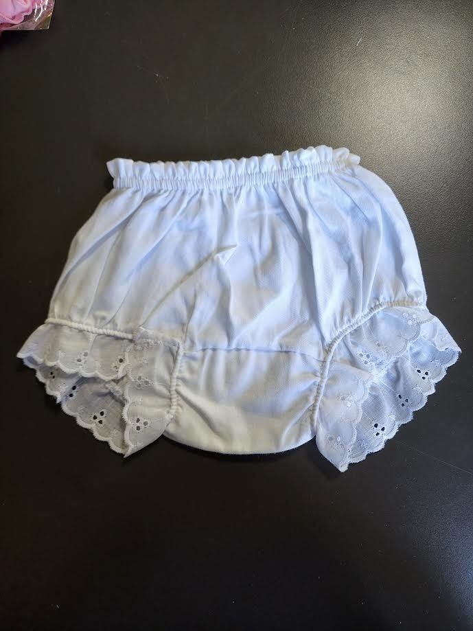 Ruffle Bloomers, Color: White Lace