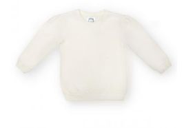 Puff Sleeve Sweatshirt, Color: Cream, Size: 12m