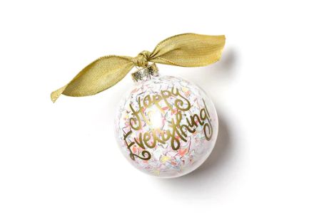 Coton Colors Ornament, Saying: Happy Everything