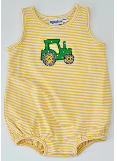 Knit Stripe Bubble, Color: Yellow/Gold, Size: 6 Months