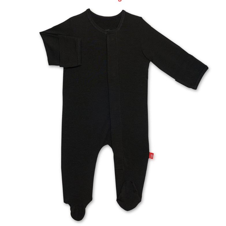 Magnetic Me Modal Footie, Color: Onyx, Size: Newborn