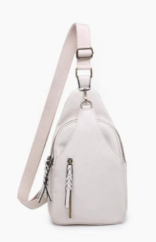 Nikki Sling Crossbody Bag, Color: Ivory