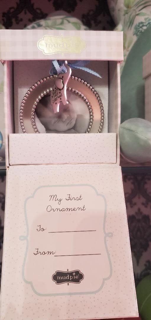 Mudpie My First Ornament, Color: Boy