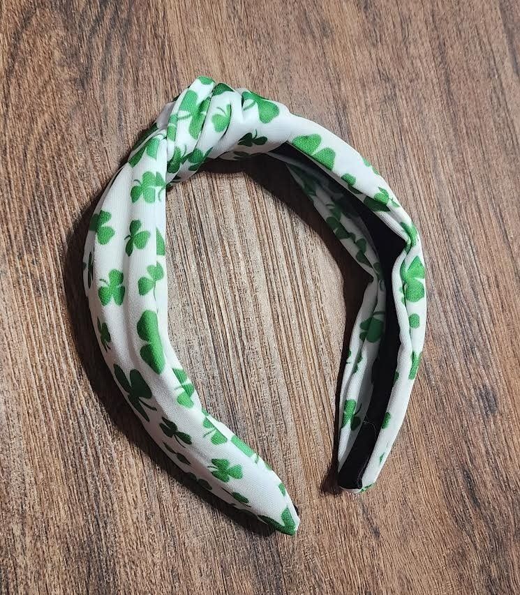 St Pattys Day Headbands, Options: Large Shamrocks
