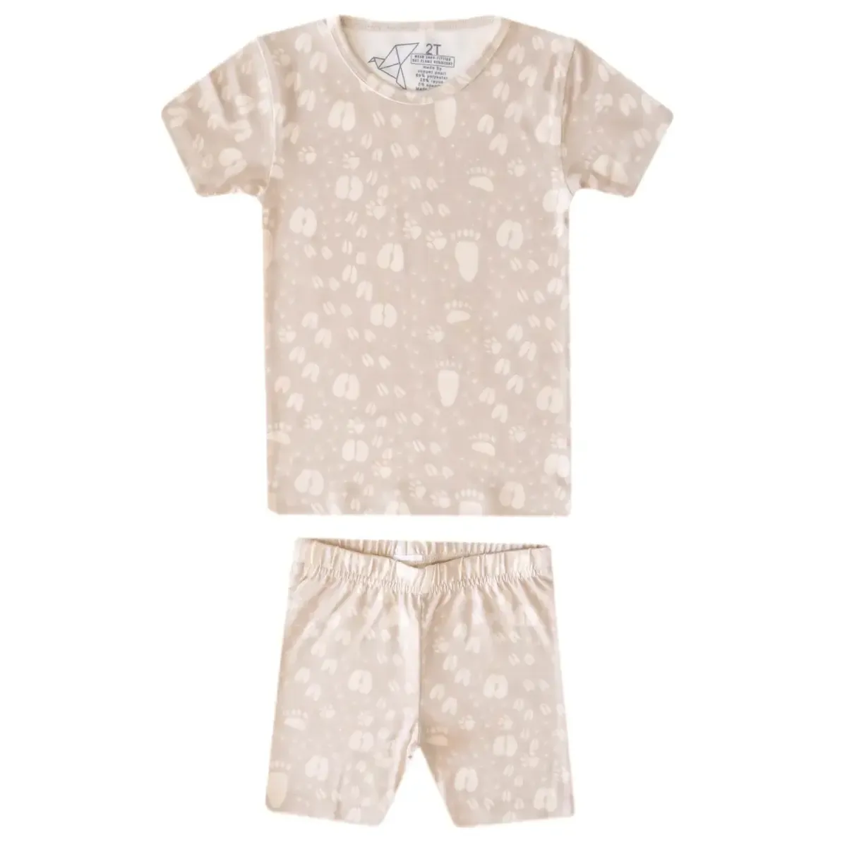 Copper Pearl Tracker 2 pc Short Sleeve Pajama Set, Size: 12 M