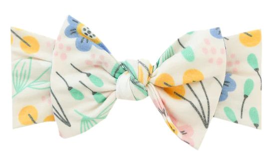Knit Headband Bow, Color: Clara