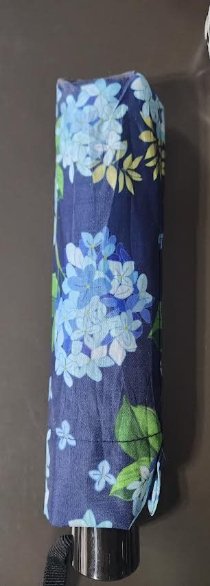 Compact Manual Umbrella, Options: Hydrangea Welcome