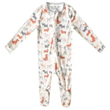 Copper Pearl Rufus, Options: Zip Up Footie 18-24 M