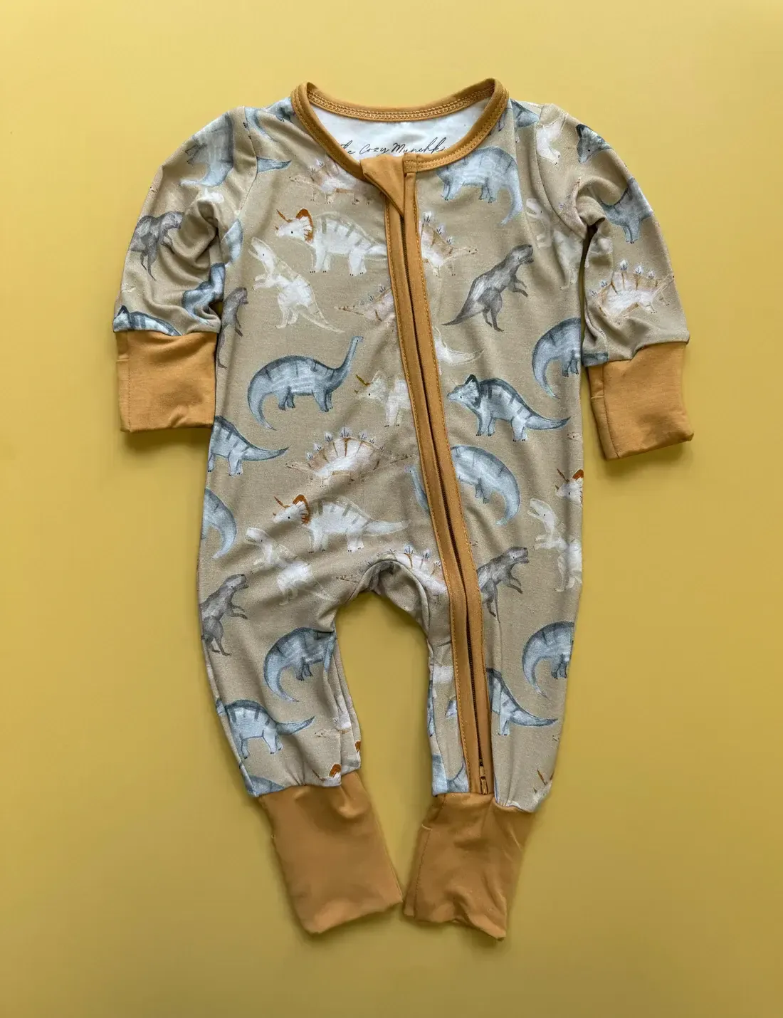 Rawr Dino Zippy Romper, Size: 0-3