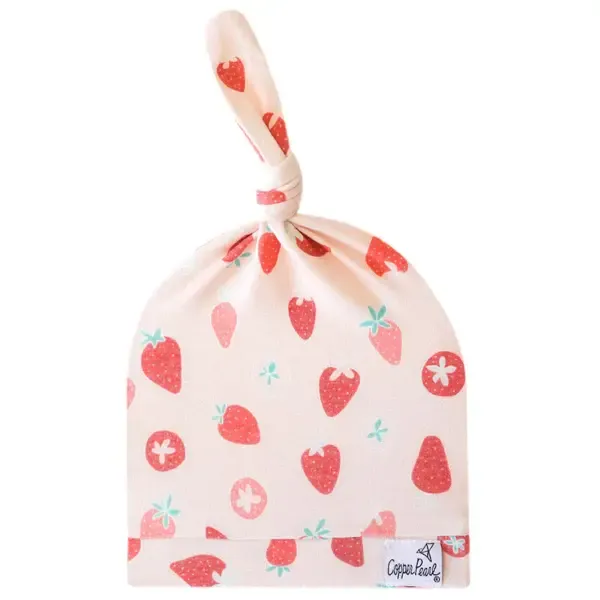 Copper Pearl Strawberry, Options: Top Knot Hat 5-18 M