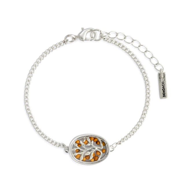 Faith Can Move Mountains Mustard Seed Bracelet - Silver