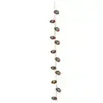 96 in. Lily Pad Metal Rain Chain