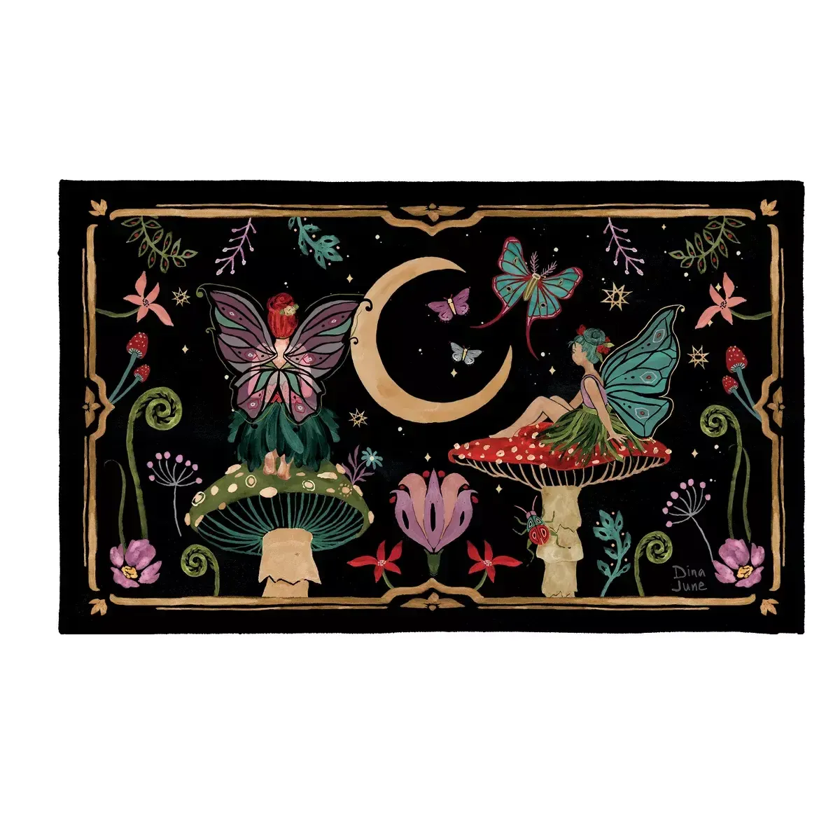 Fairy Wonderland Washable Indoor/ Outdoor Mat Indoor and Outdoor Home Decor