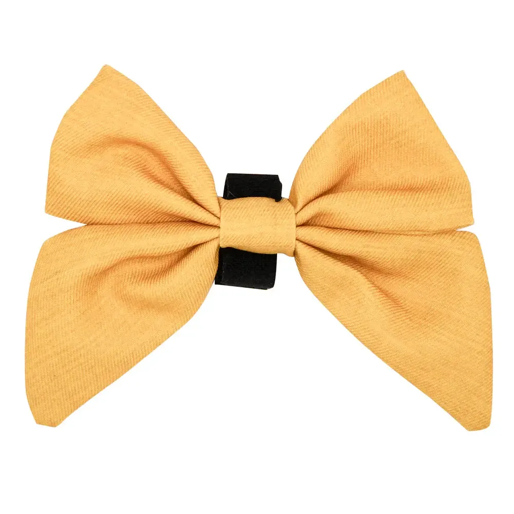 Sassy Woof DOG SAILOR BOW - SUNFLOWER FIELDS