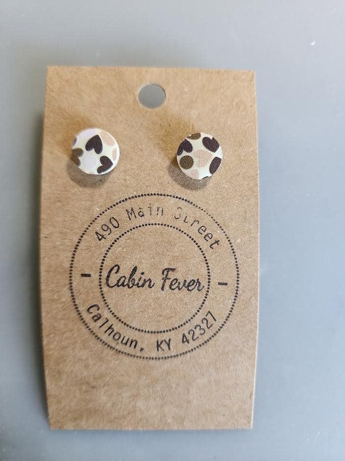 Round Neutral Heart Earring