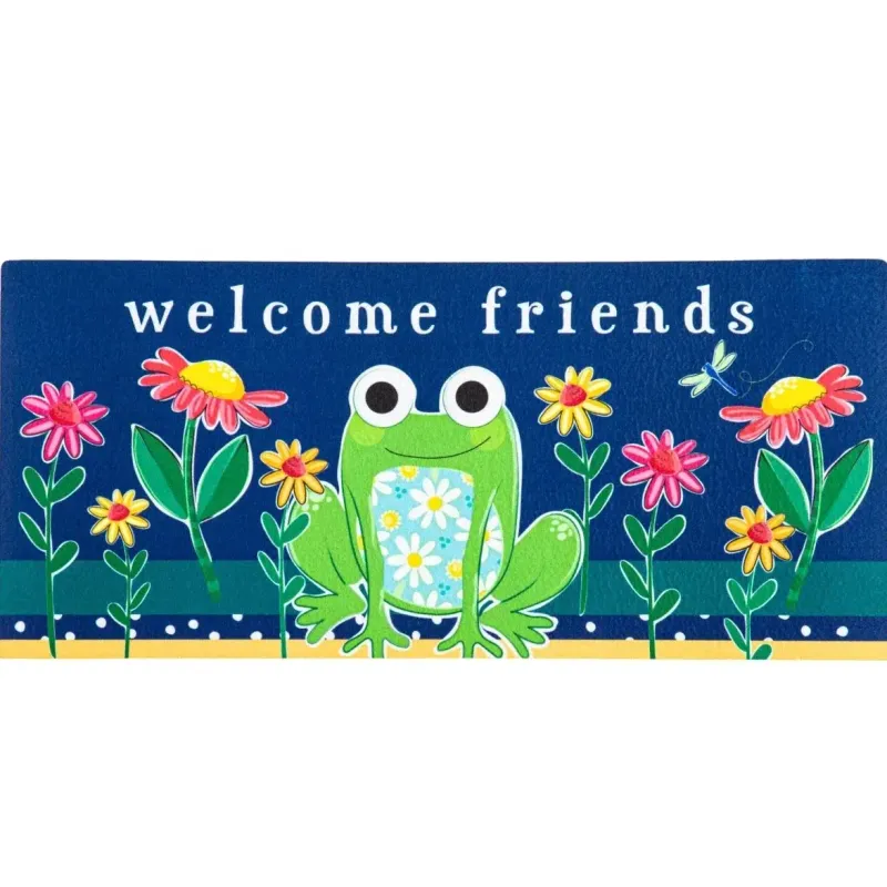 Welcome Friends Frog Switch Mat