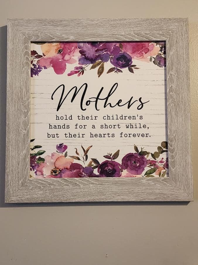 Mothers, 12x12 framed Art